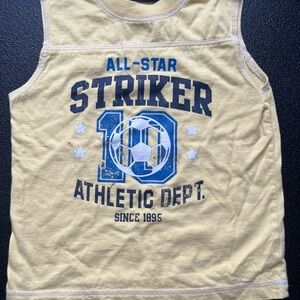 OshKosh B'gosh Toddler 2T Yellow All-Star Tank Top